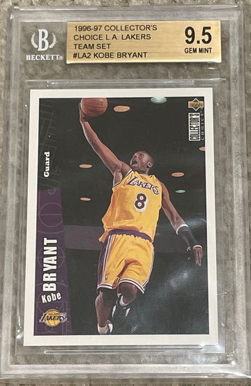 1996-97 Kobe Bryant Collector Choice Rookie 9.5