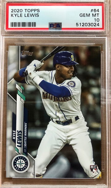 2020 Topps Kyle Lewis PSA 10