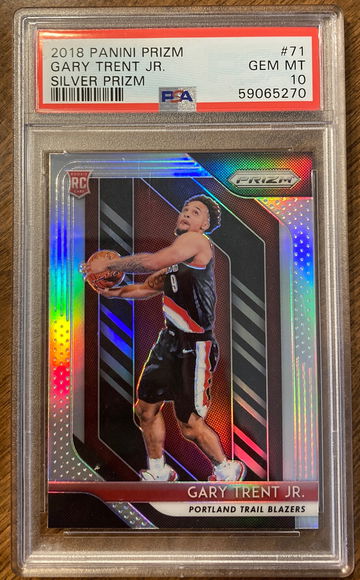 2018 Prizm Silver Gary Trent Jr PSA 10 
