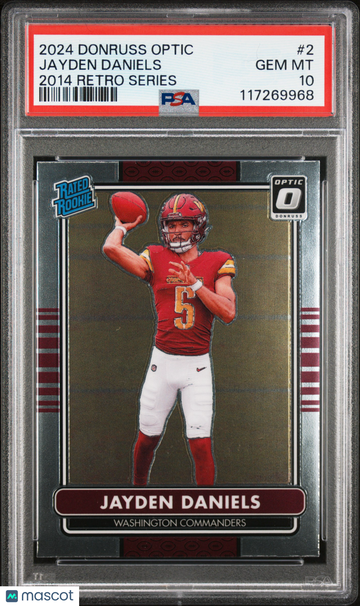 2024 Panini Donruss Optic 2014 Retro Series Jayden Daniels #2 PSA 10