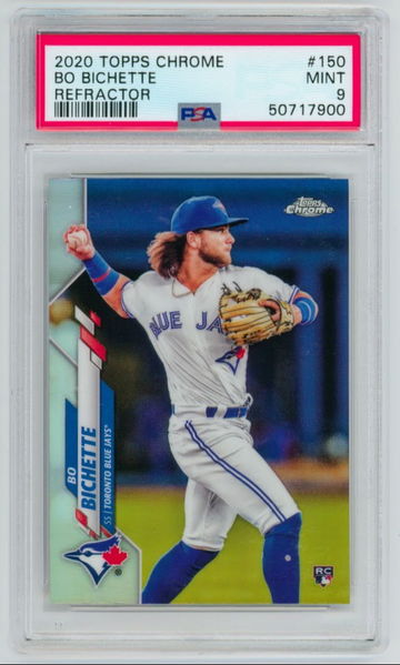 2020 Topps Chrome Bo Bichette Refractor PSA 9