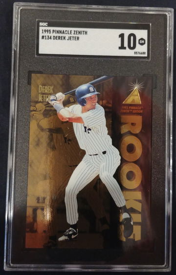 1995 Pinnacle Zenith Derek Jeter SGC 10 RC Rookie