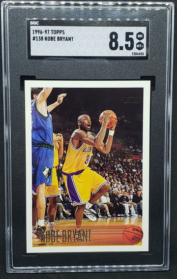 1996-97 Topps Kobe Bryant RC Rookie Card 138 SGC 8.5