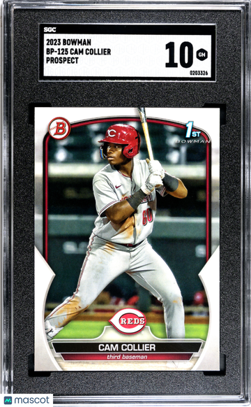 2023 Bowman Cam Collier #BP-125 Prospect SGC 10