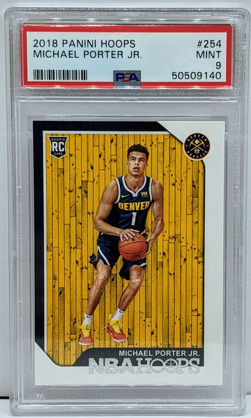 2018 NBA Hoops Michael Porter Jr. PSA 9