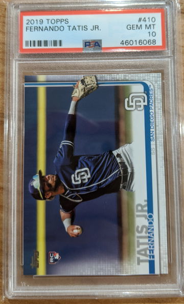 2019 Topps Series 2 Fernando Tatis Jr. 410 PSA 10