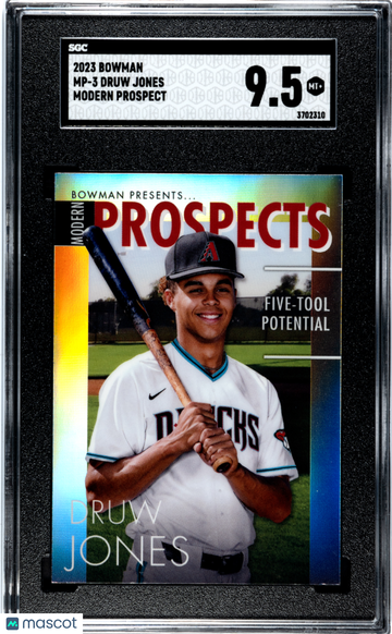 2023 Bowman Druw Jones #MP-3 Modern Pros. SGC 9.5