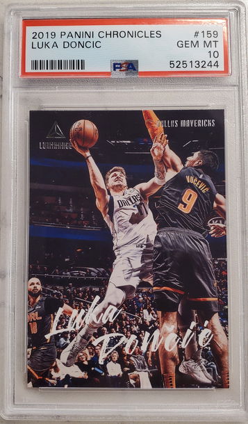 2019-20 Luka Doncic Panini Chronicles Luminance 