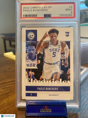 2022 Panini Chronicles Draft Picks Paolo Banchero #2 Rookie PSA 9