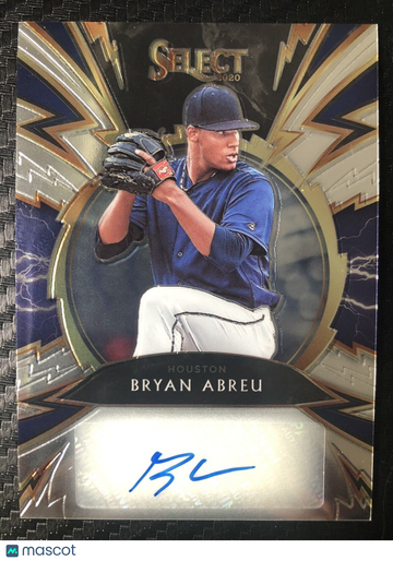 Bryan Abreu 2020 Panini Select Sparks Signature #SS-BA #154/199 SP HoustonAstros