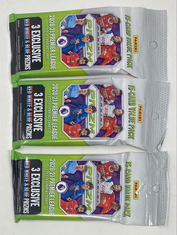 Prizm soccer Epl Panini cello pack lot (3)