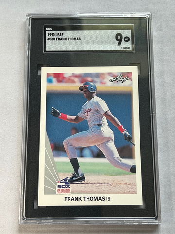 1990 Leaf Frank Thomas RC #300 SGC MINT 9