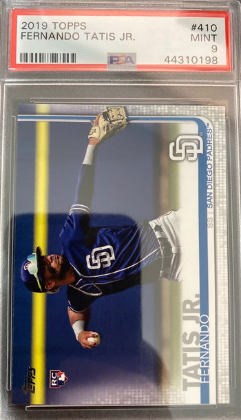 2019 Fernando Tatis Topps Rookie PSA 9