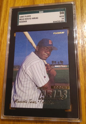 1997 Fleer David Ortiz SGC 10 98 GEM MINT