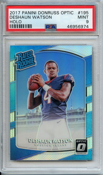 Deshaun Watson Optic Holo PSA 9