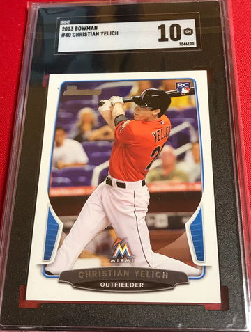Christian Yelich 2013 Bowman RC SGC 10