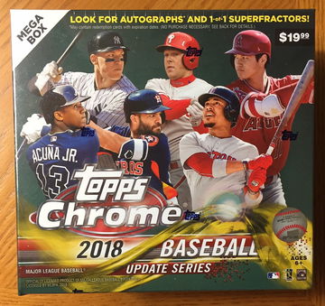 2018 Topps Chrome Update Mega Box