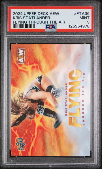 2024 Upper Deck Aew Flying Through the Air Kris Statlander #FTA36 PSA 9
