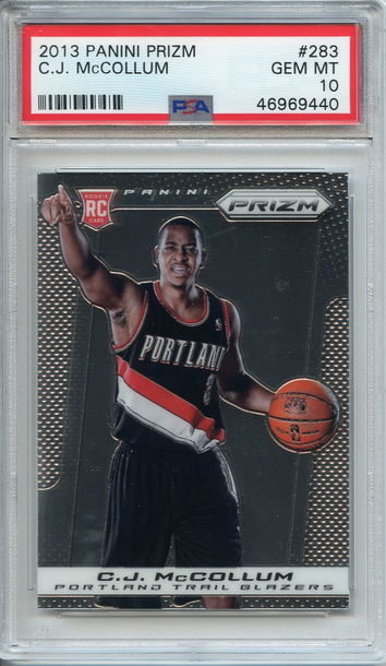 C.J Mccollum Prizm Rookie PSA 10 NEP
