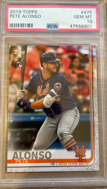 2019 Topps Pete Alonso PSA 10