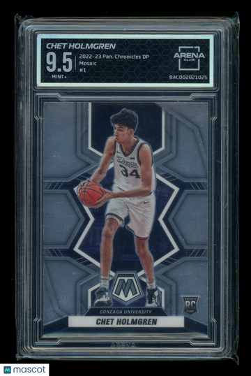 2023 2022-23 Panini Chronicles DP Mosaic Chet Holmgren #162 RC Arena Club 9.5