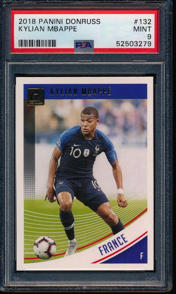 2018 Panini Donruss Kylian Mbappe PSA 9 Mint