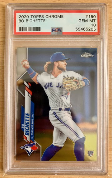 Bo Bichette 2020 Topps Chrome RC #150 PSA 10 Gem Mint Rookie 