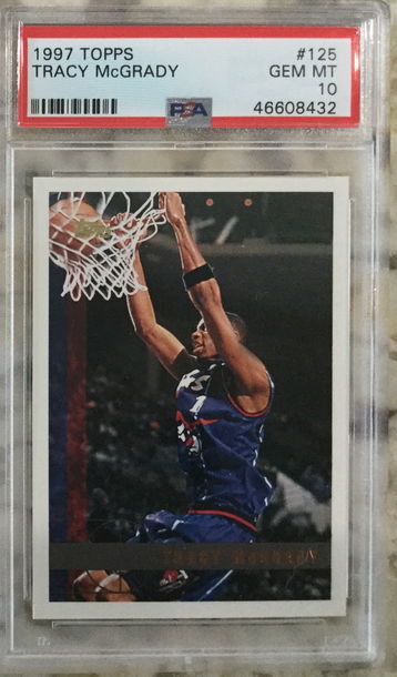 1997 Topps Tracy McGrady Rookie PSA 10