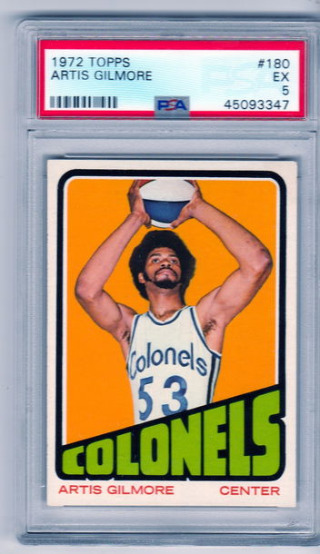 1972 Topps Artis Gilmore PSA 5