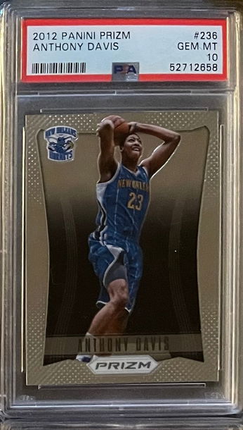 2012 Prizm Anthony Davis #236 Rookie Card PSA 10