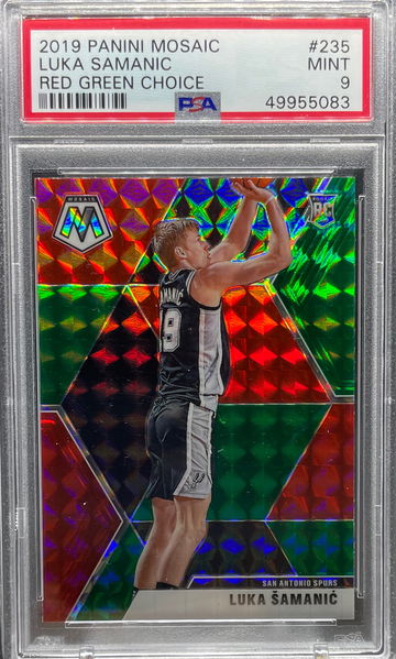 2019 Prizm Luka Samanic Red Green Choice