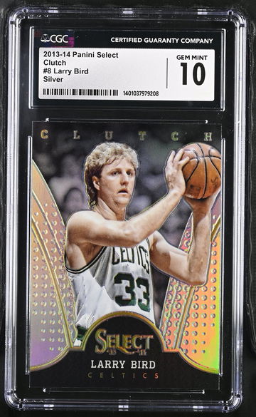 2013-14 PANINI LARRY BIRD SELECT CLUTCH #8 CGC 10 BK.A3.68