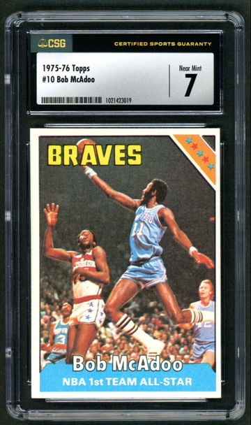 1975-76 Topps Bob McAdoo #10 CSG 7
