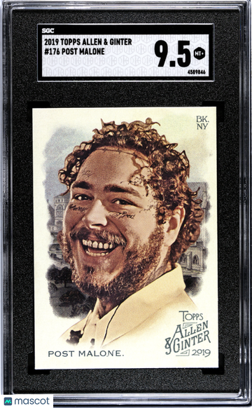 2019 Topps Allen & Ginter Post Malone #176 SGC 9.5
