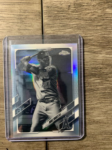 2021 Topps Chrome Mike Trout Negative Refractor