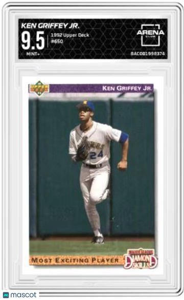 1992 Upper Deck Ken Griffey Jr #650 Arena Club 9.5