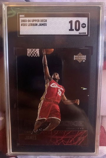 2003 Upper Deck Lebron James SGC 10