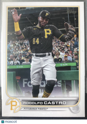 Rodolfo Castro 2022 Topps Baseball Series 1 #85 Photo Variation Pirates SP RC