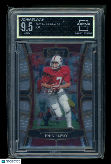 2023 Panini Select Draft Picks John Elway #97 Arena Club 9.5
