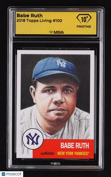 2018 Topps Living Babe Ruth #100 MBA 10