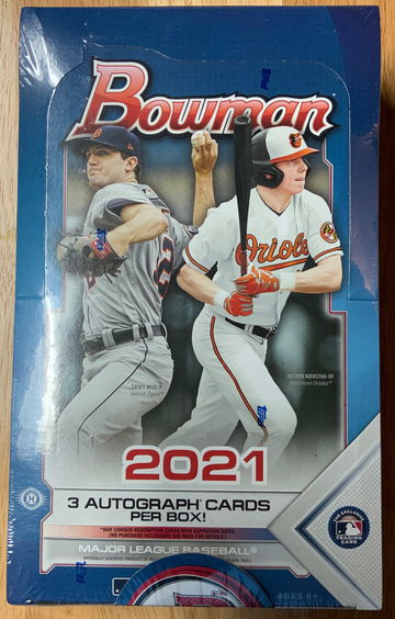 20201 Bowman Baseball Jumbo Hobby Box
