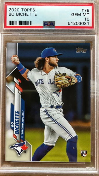 2020 Topps Bo Bichette PSA 10
