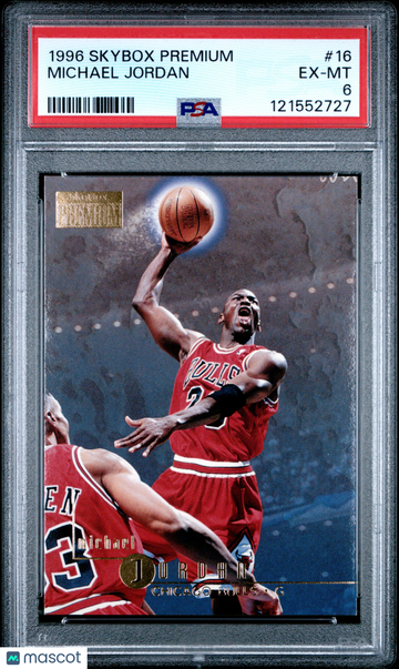 1996 Skybox Premium Michael Jordan #16 PSA 6