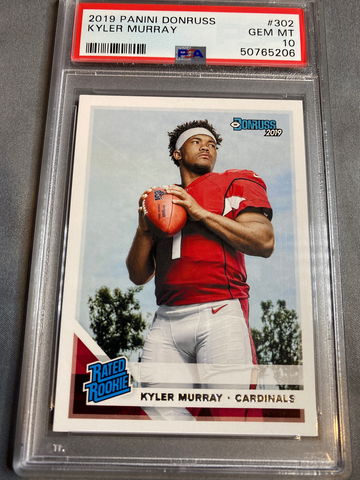 2019 Panini Donruss Kyler Murray RC PSA 10