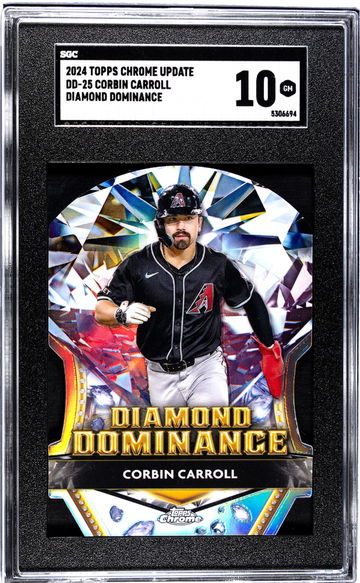 2024 Topps Chrome Update #DD-25 Corbin Carroll Dmnd. Dom. SGC 10