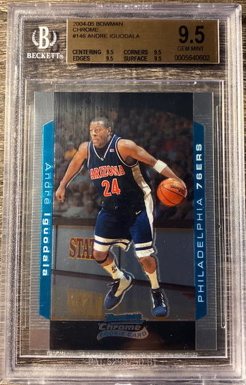 2004-2005 Andre Iguodala Bowman Chrome BGS 9.5