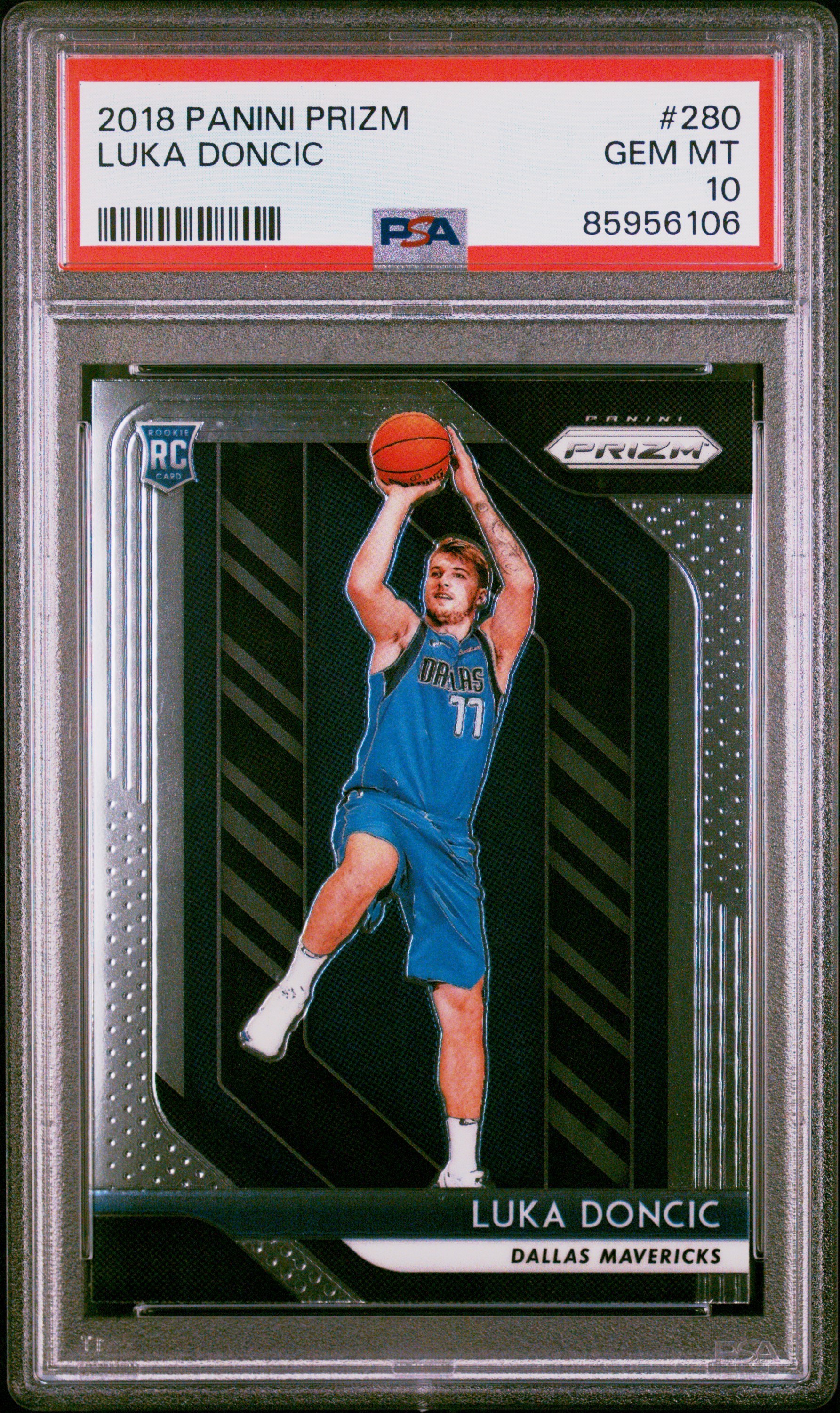 PSA 10 2018 Panini Prizm Luka Doncic Rookie #280