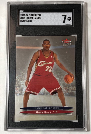 2003-04 FLEER ULTRA #171 LEBRON JAMES  H2 NMT 7