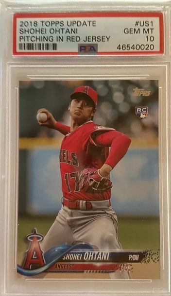 Shohei Ohtani Topps Update US1 PSA 10