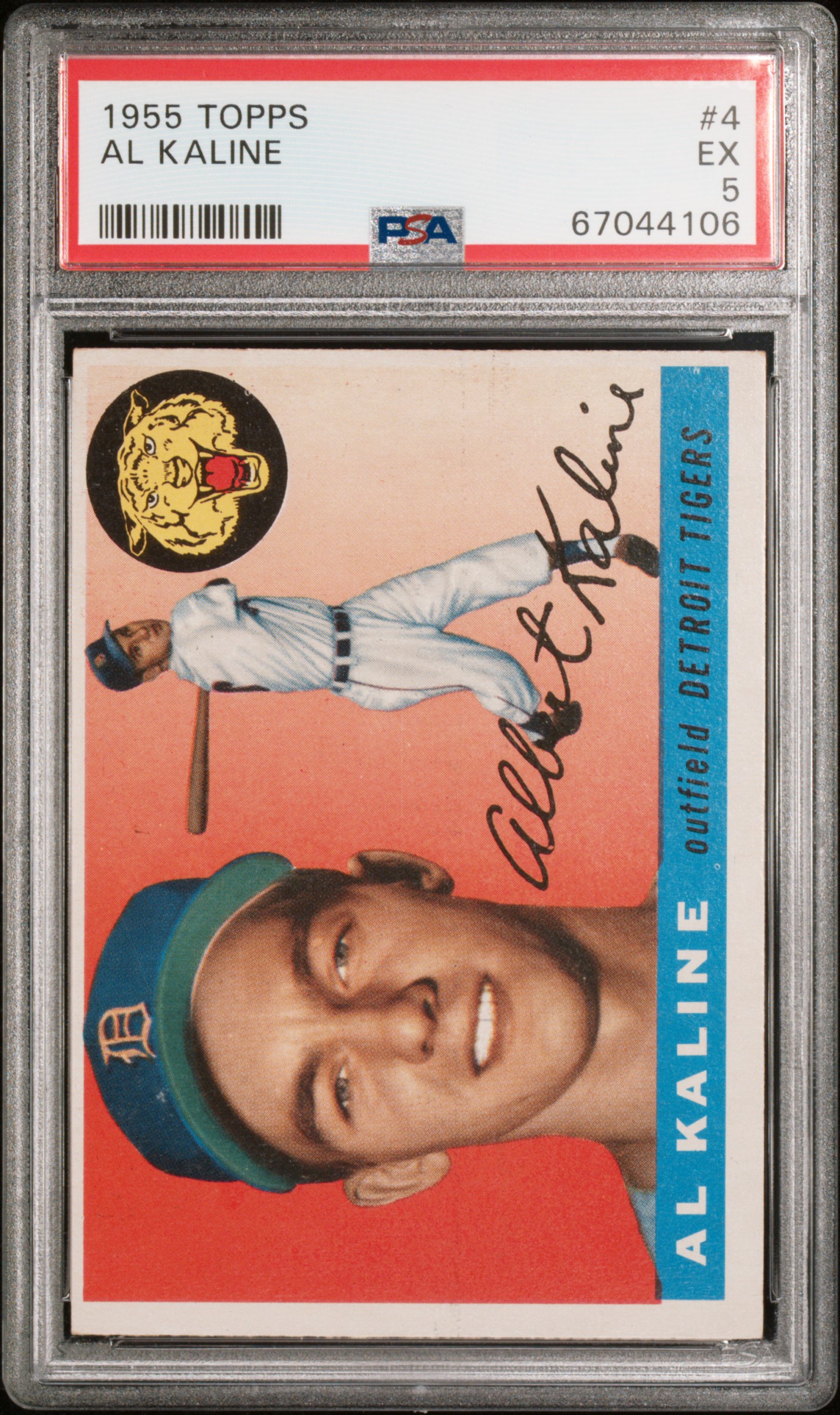 1955 Topps Baseball #4 Al Kaline PSA 5
